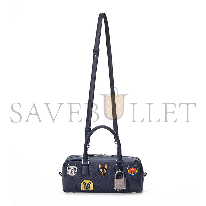 LOEWE X LOUIS WAIN DENIM AMAZONA 23 TOP HANDLE BAG (23*11*10cm) 